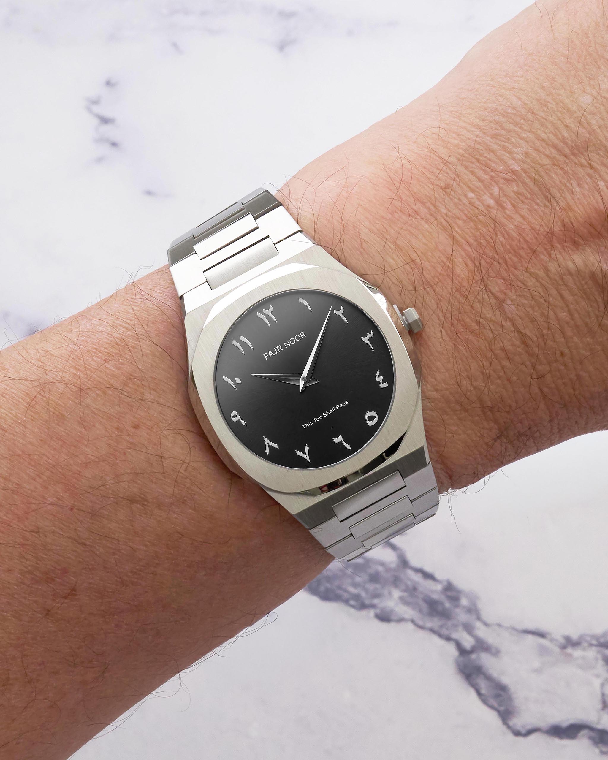 Khalid - Arabic Black Dial Watch