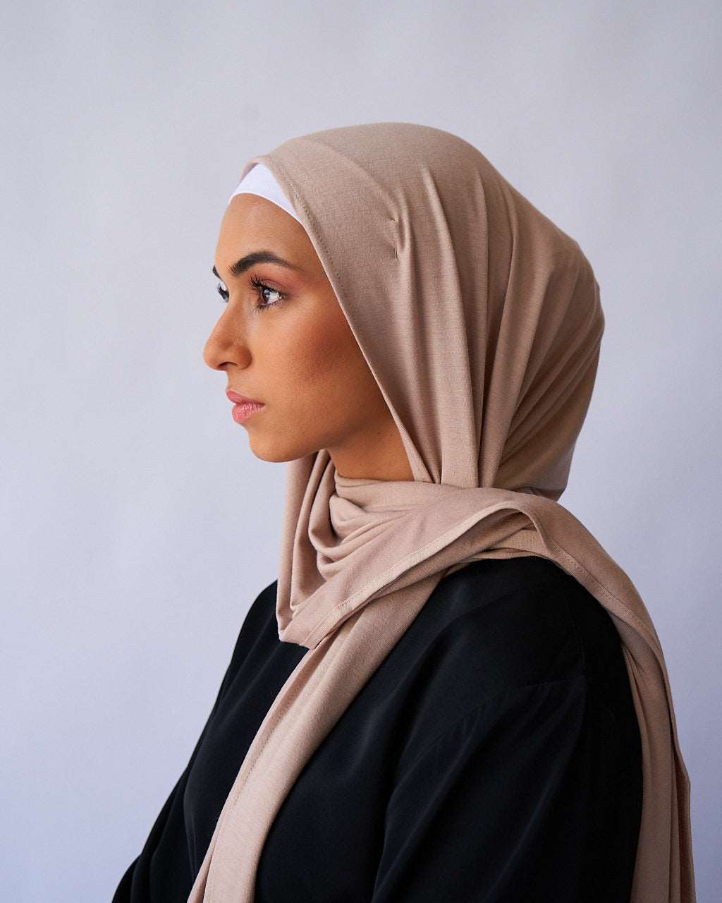 Jersey Hijab - Nude - Scarves - Fajr Noor