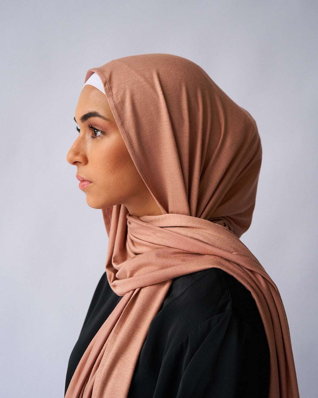 Jersey Hijab - Taupe - Scarves - Fajr Noor