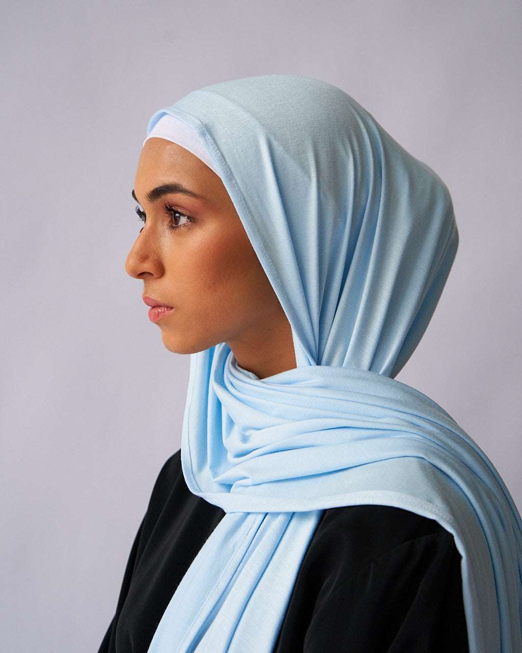 Jersey Hijab - Sky Blue - Scarves - Fajr Noor