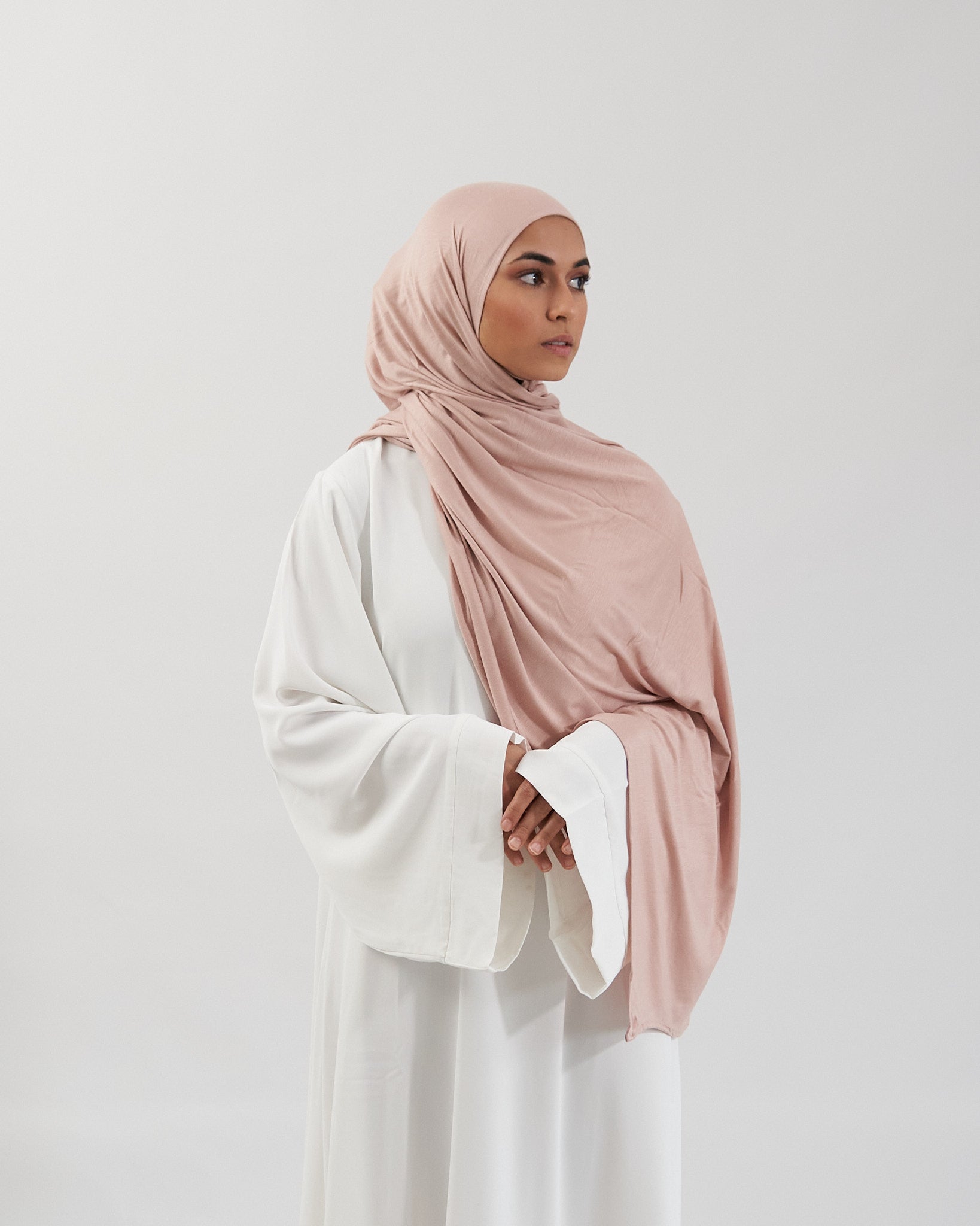 Premium Jersey Hijab - Nude Scarves Fajr Noor 