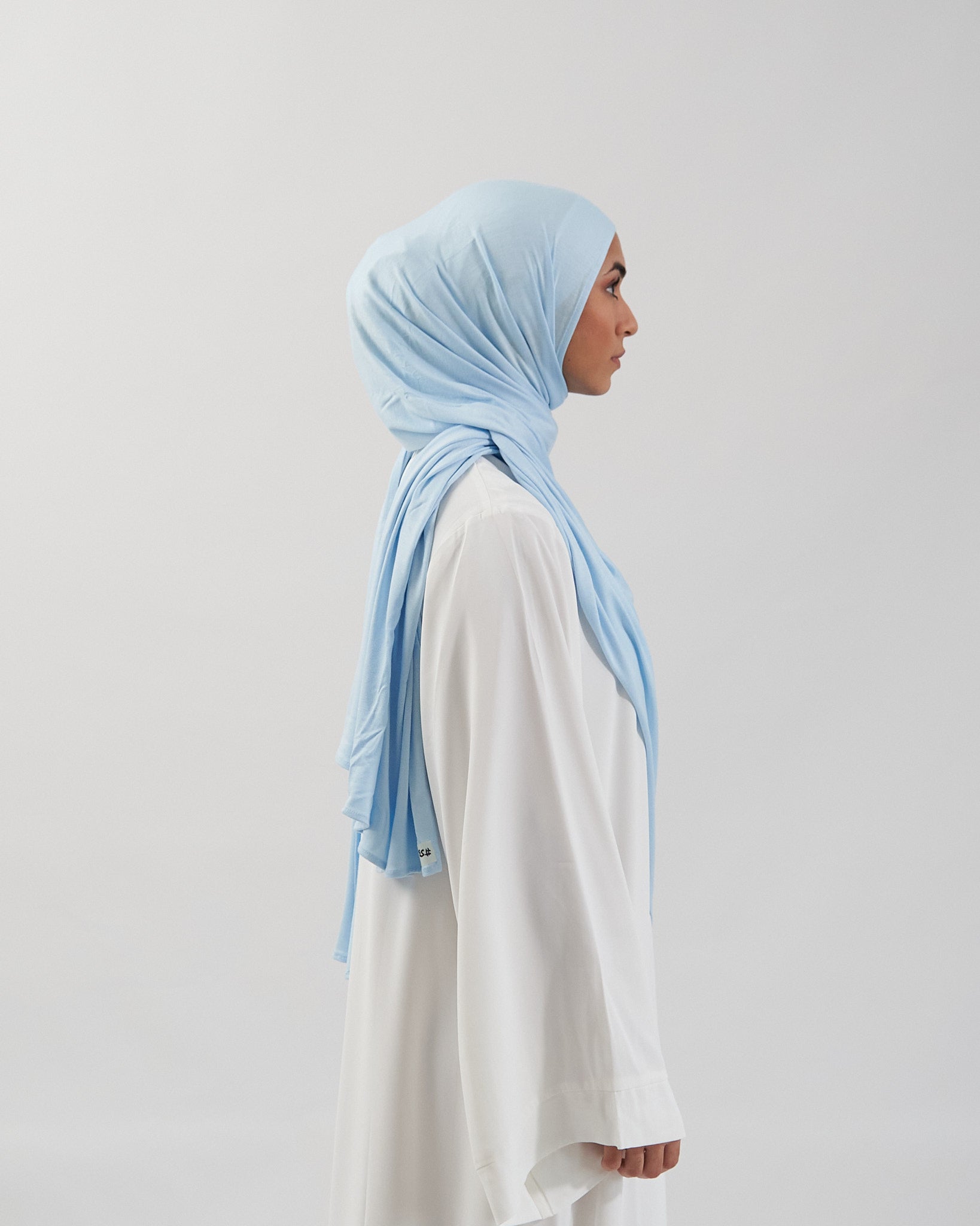 Premium Jersey Hijab - Sky Blue Scarves Fajr Noor 