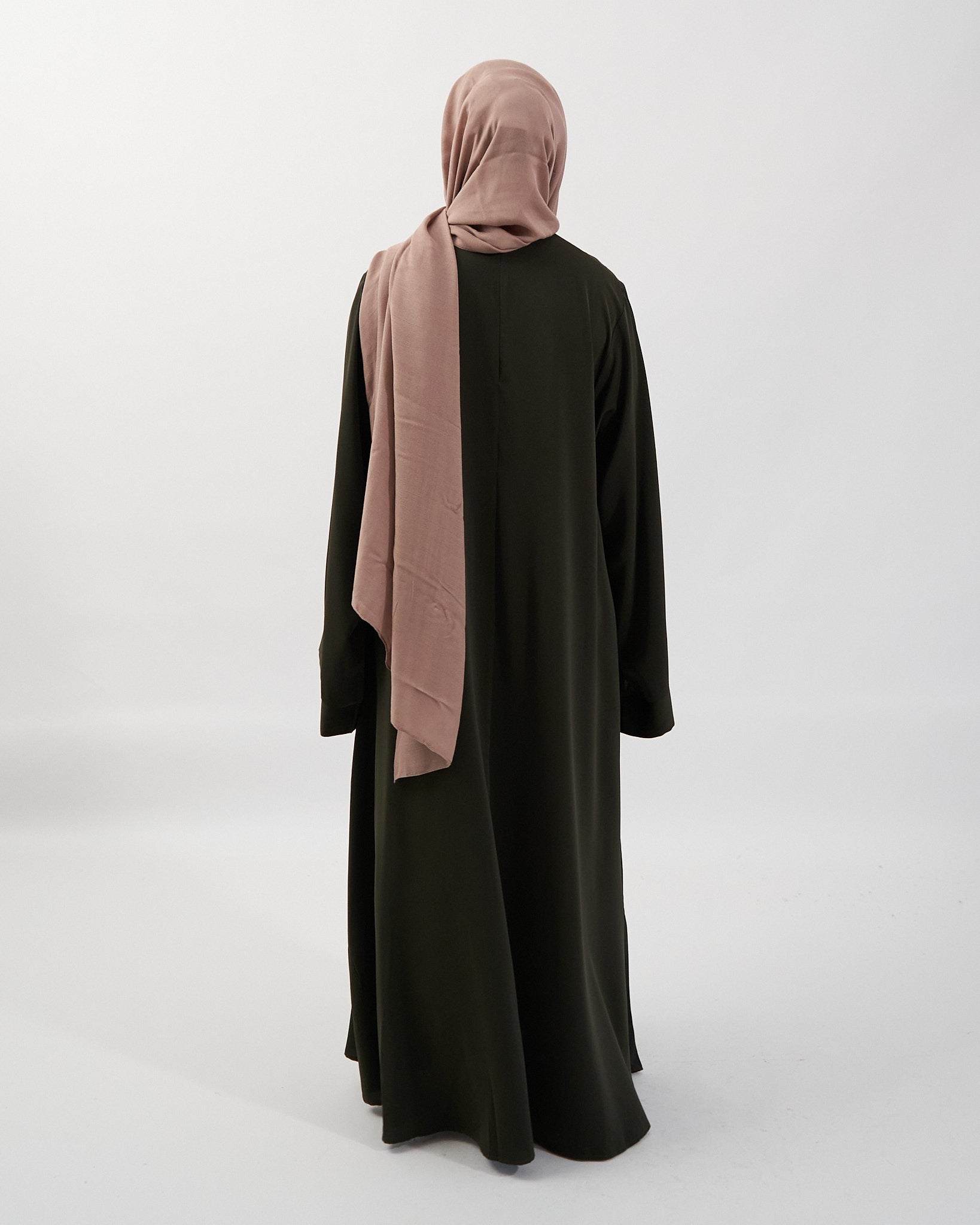 Khatijah Abaya - Khaki Closed Abaya Fajr Noor 