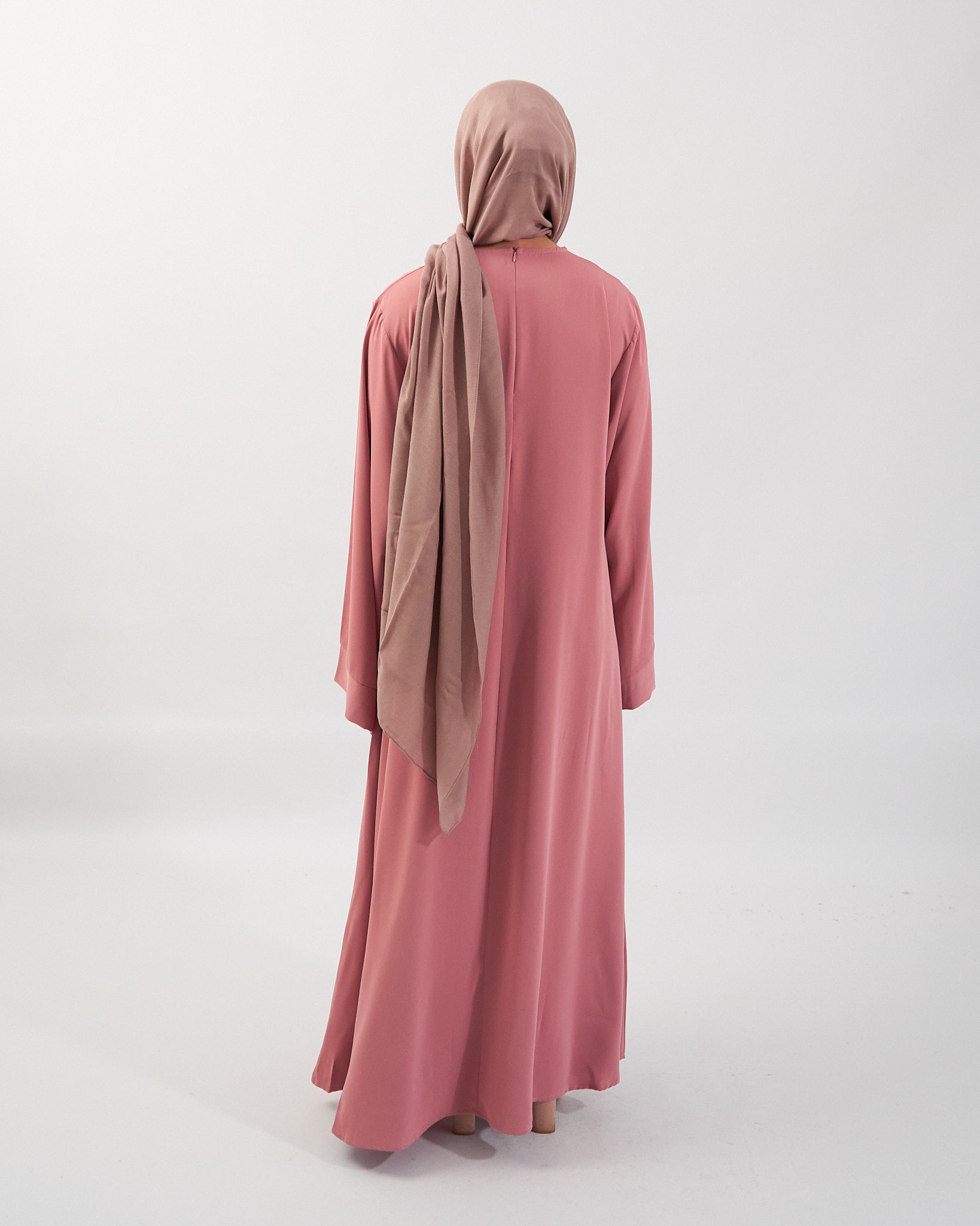 Khatijah Abaya - Pink Closed Abaya Fajr Noor 