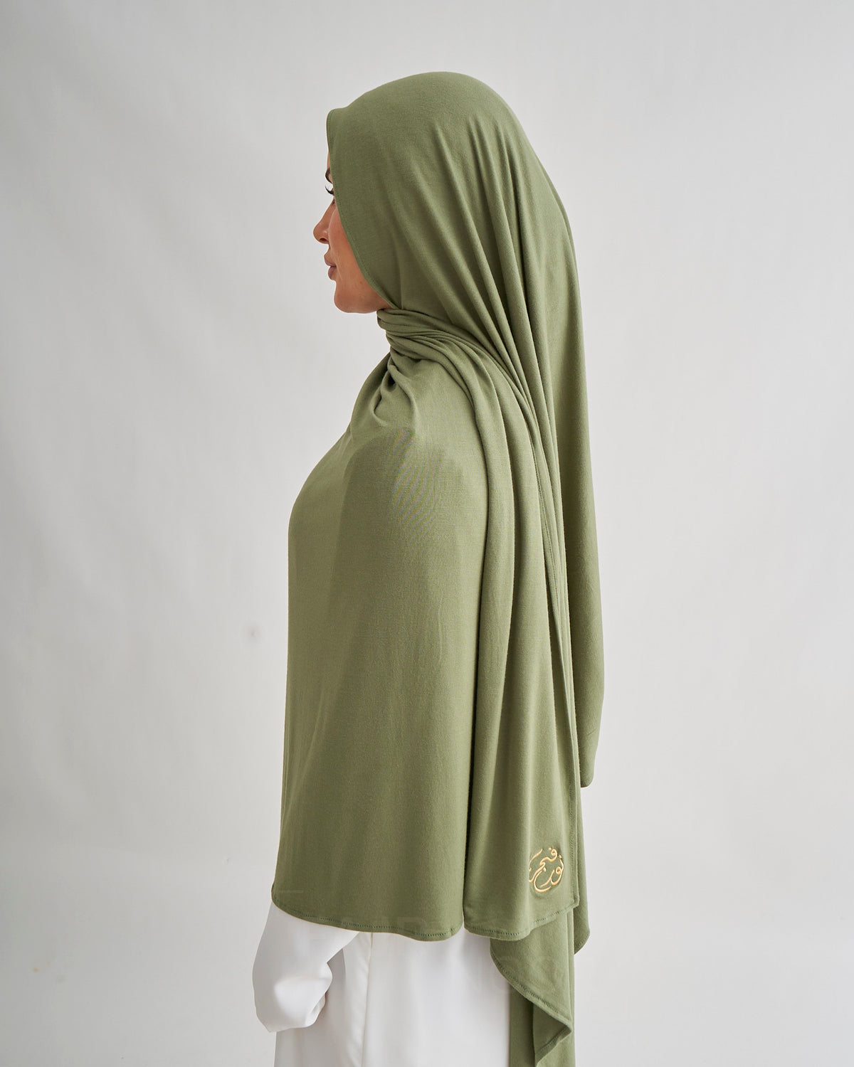 Premium Jersey Hijab - Lime