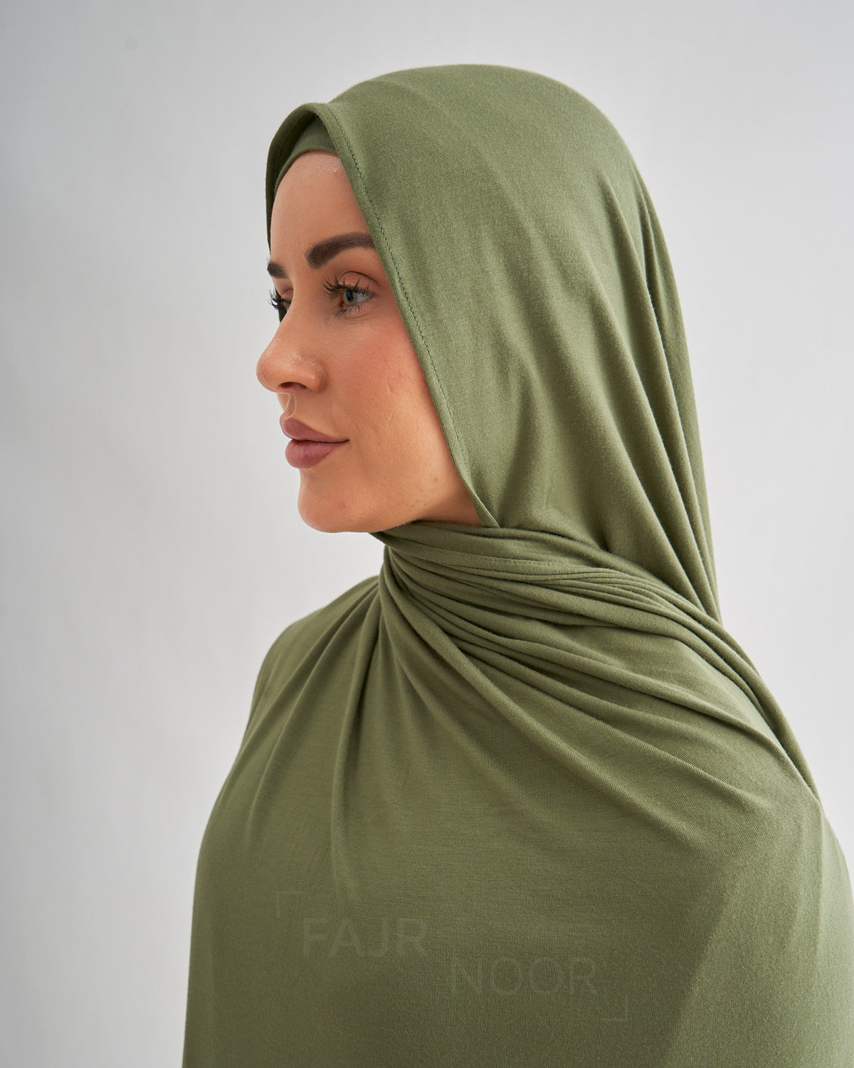 Premium Jersey Hijab - Lime