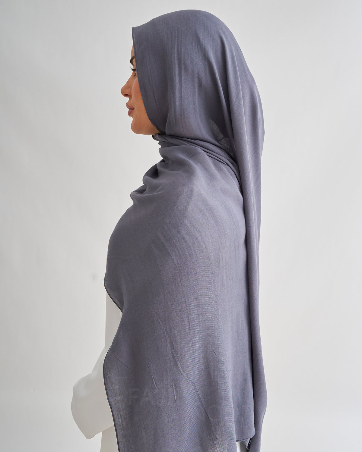 Premium Modal Hijab - Majestic Grey