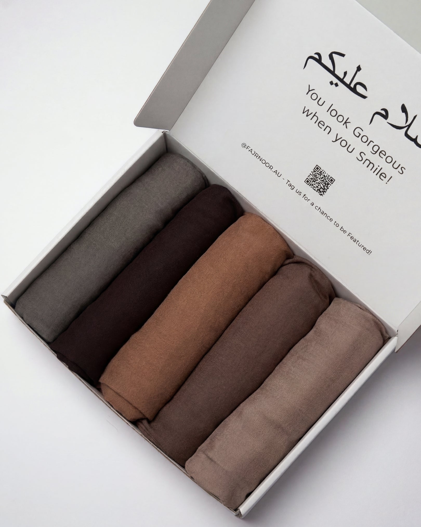 Modal Hijab Box - Nude