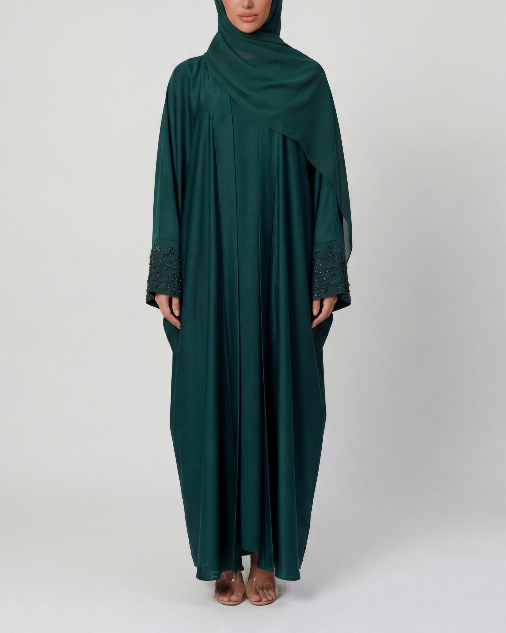 Maryam Eid Abaya - Royal Emerald