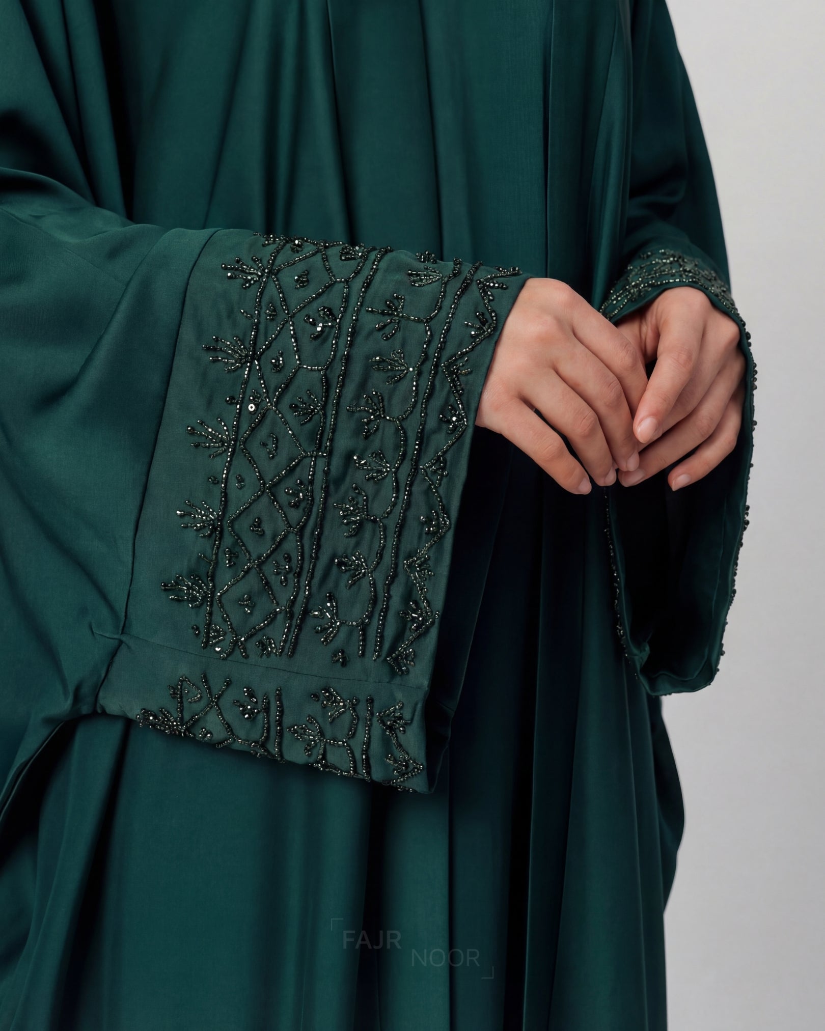 Maryam Eid Abaya - Royal Emerald