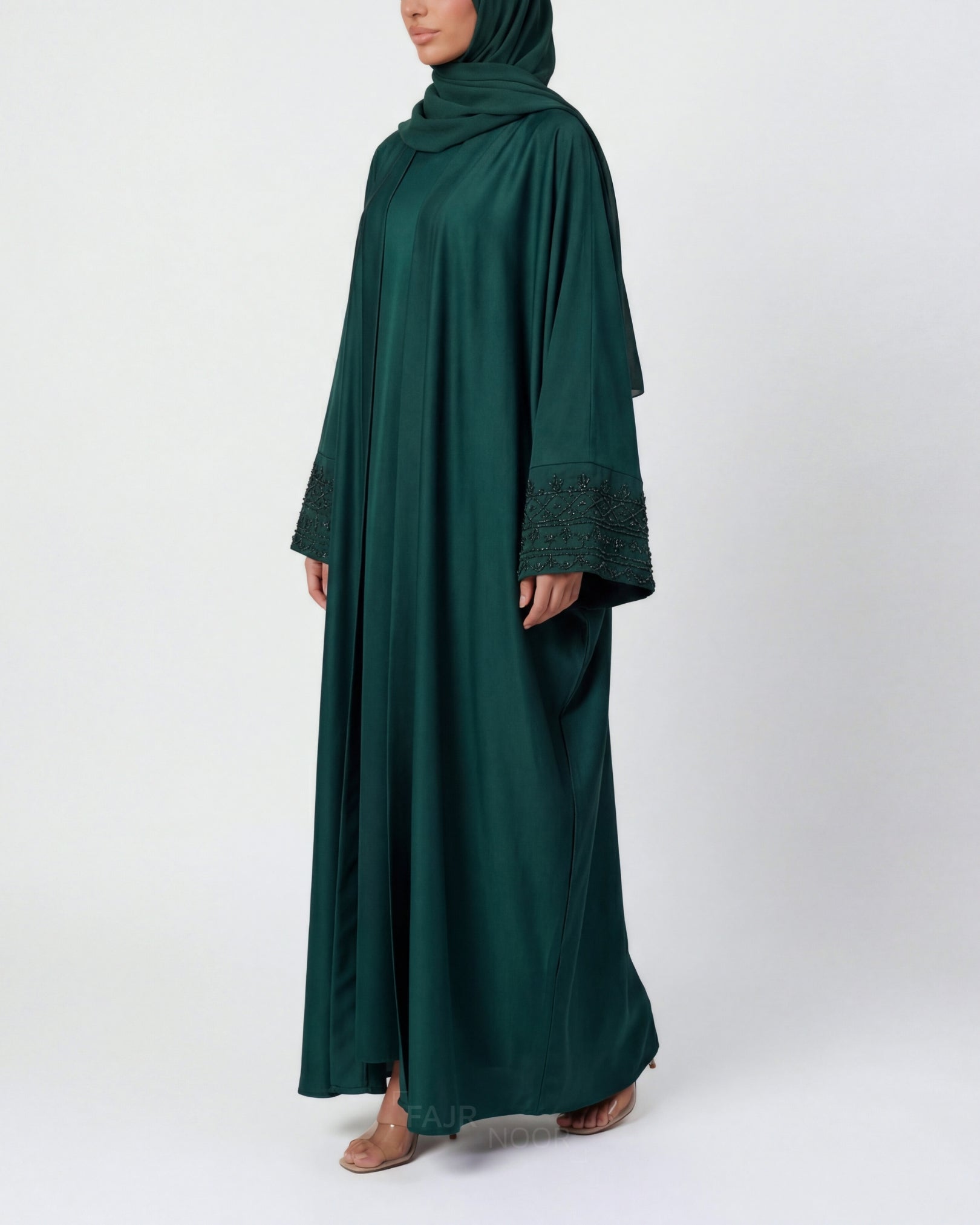 Maryam Eid Abaya - Royal Emerald