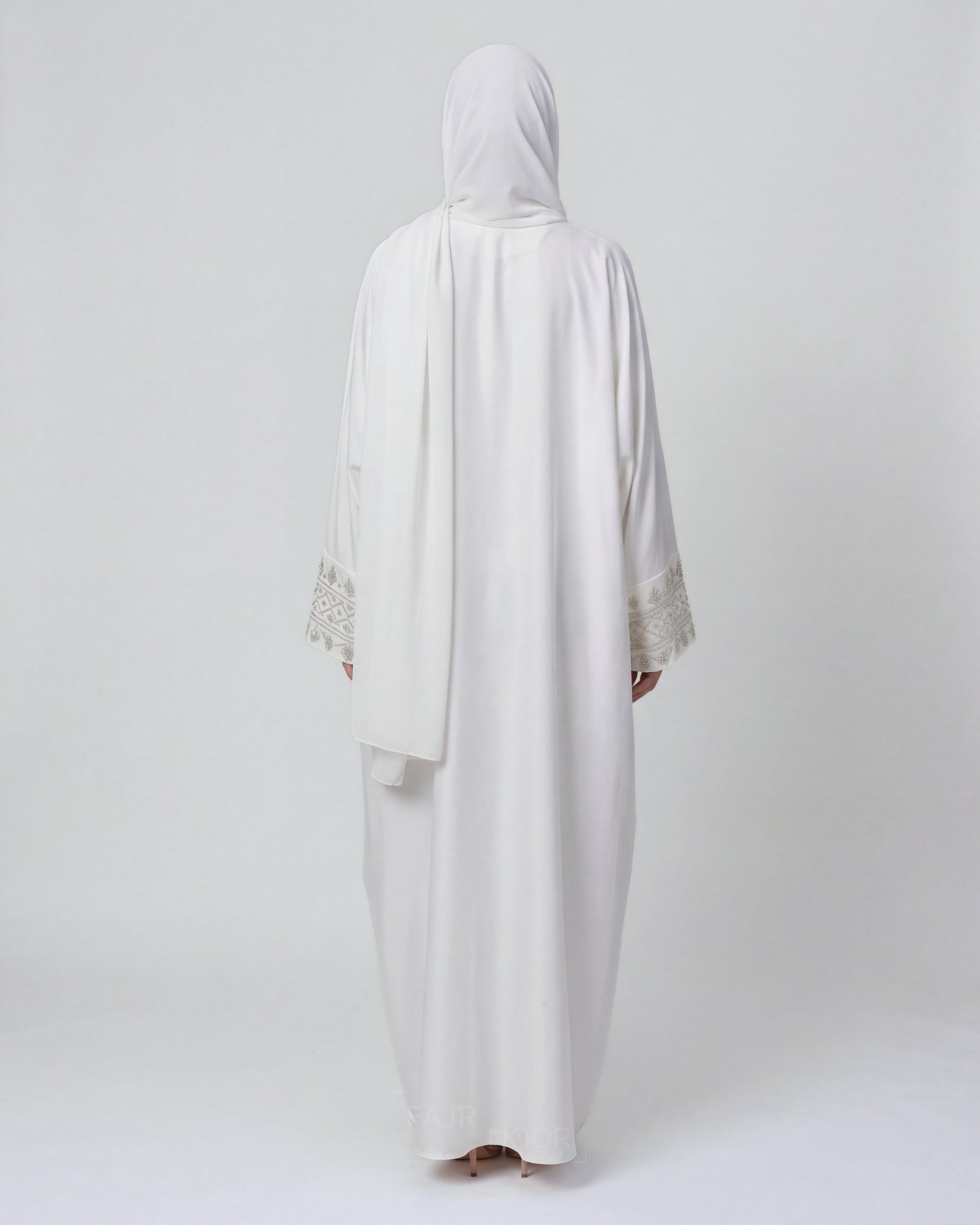 Maryam Eid Abaya - White