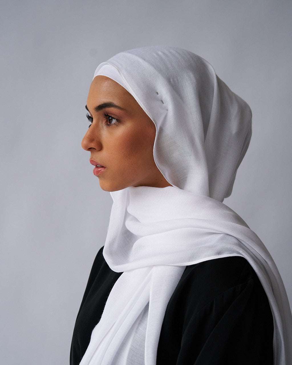 Modal Hijab - White - Scarves - Fajr Noor