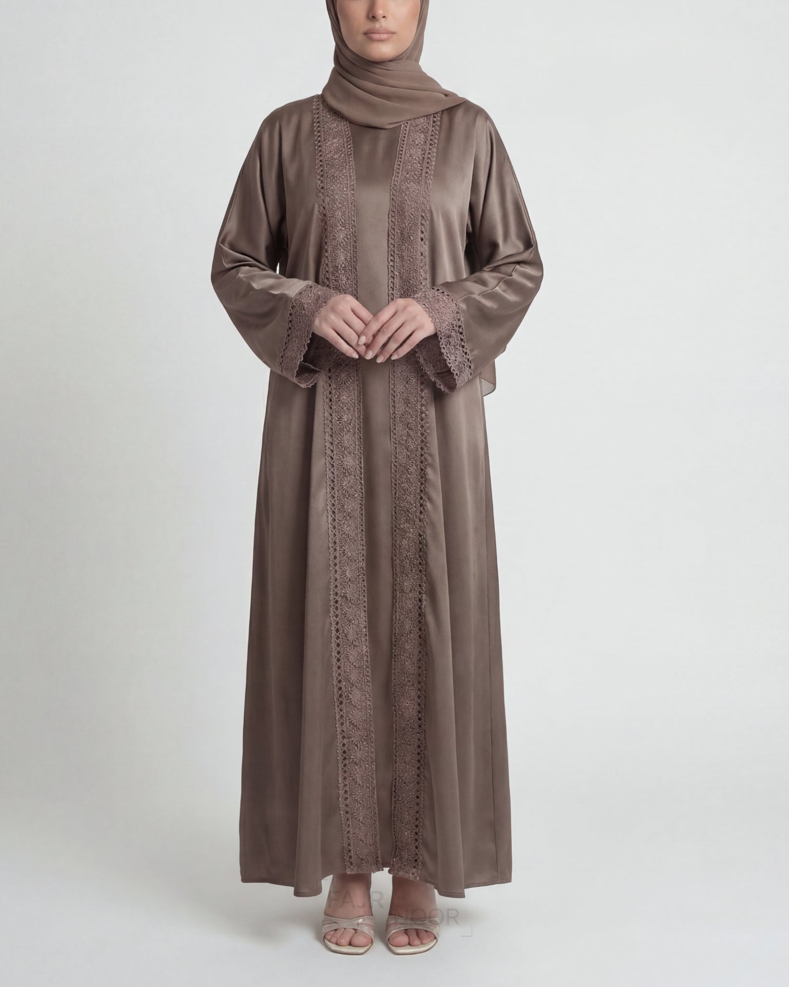 Nourah Everyday Abaya - Mocha