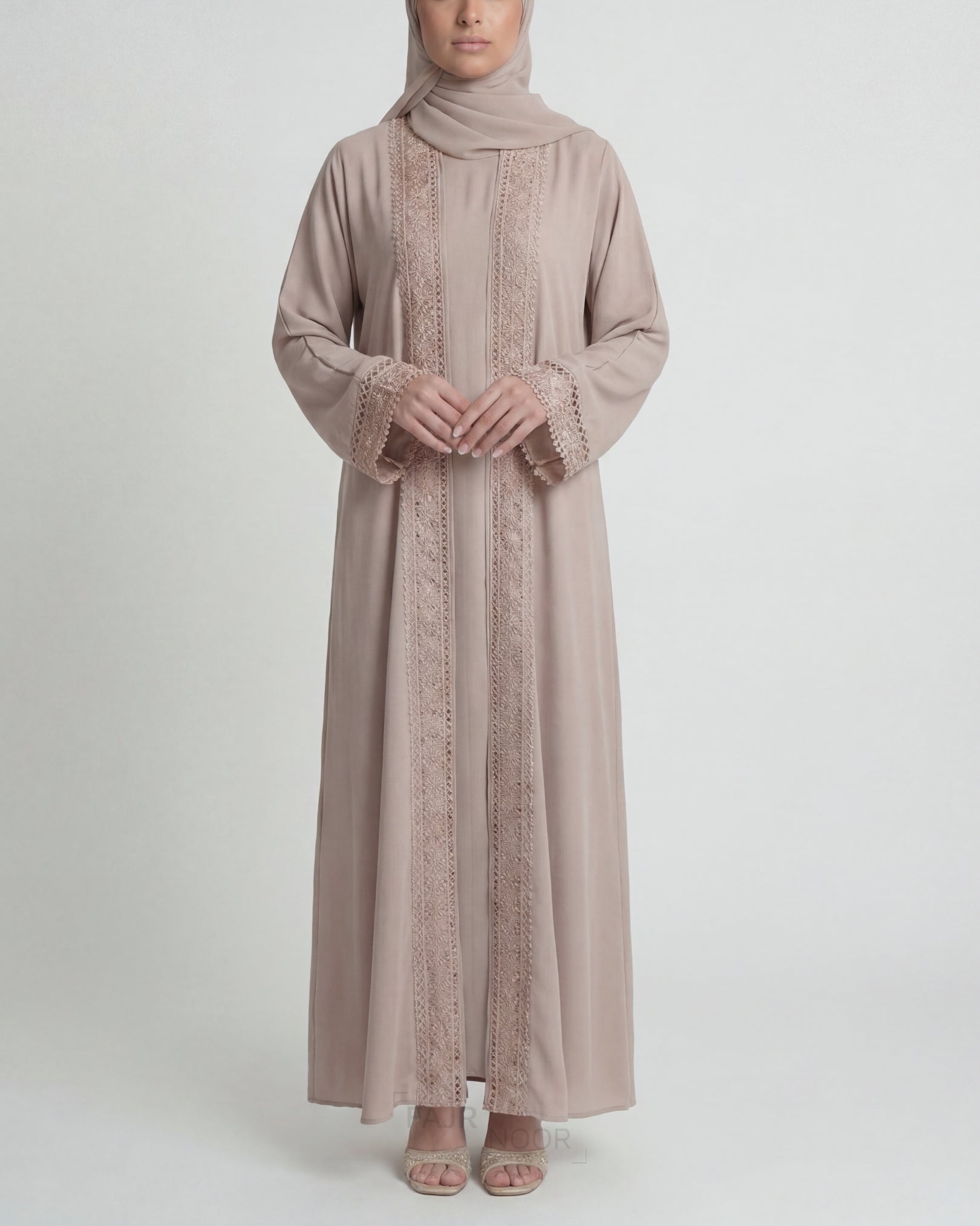 Nourah Everyday Abaya - Nude