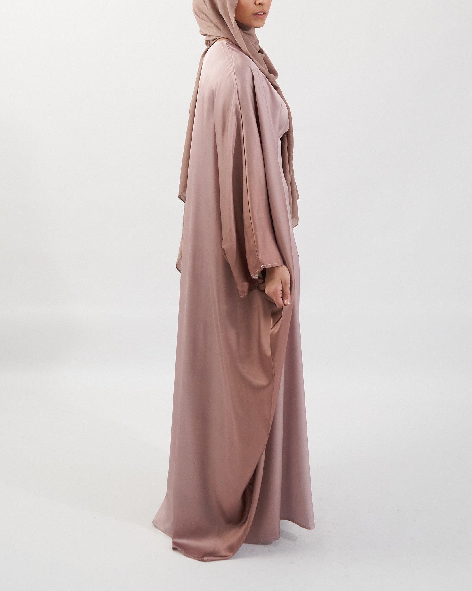 Butterfly Ombre Kaftan - Coffee Ombre Abaya Fajr Noor 