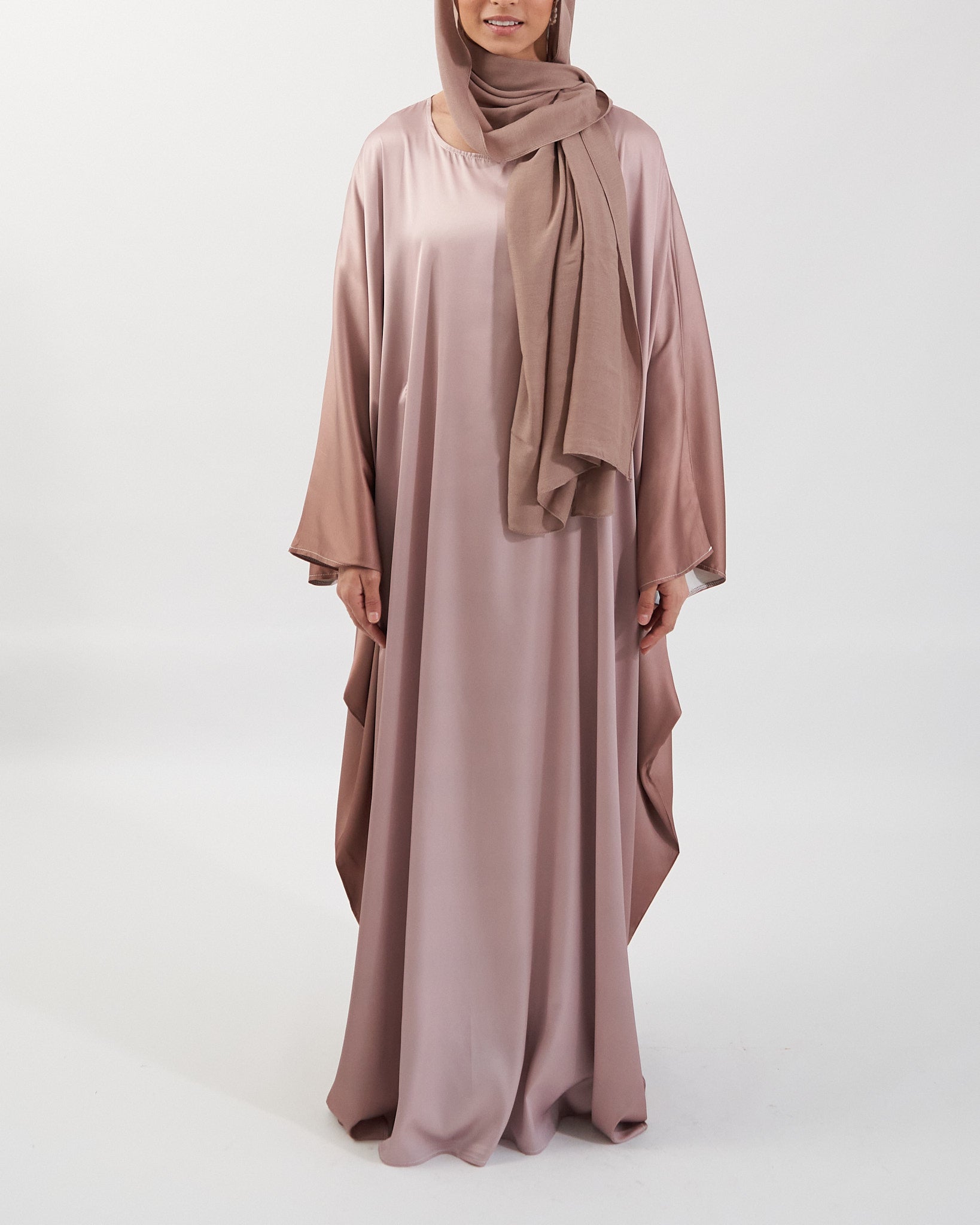 Butterfly Ombre Kaftan - Coffee Ombre Abaya Fajr Noor S