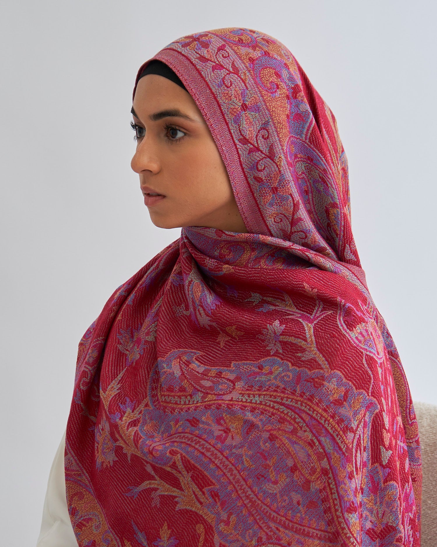 Pashmina Hijab - Rose