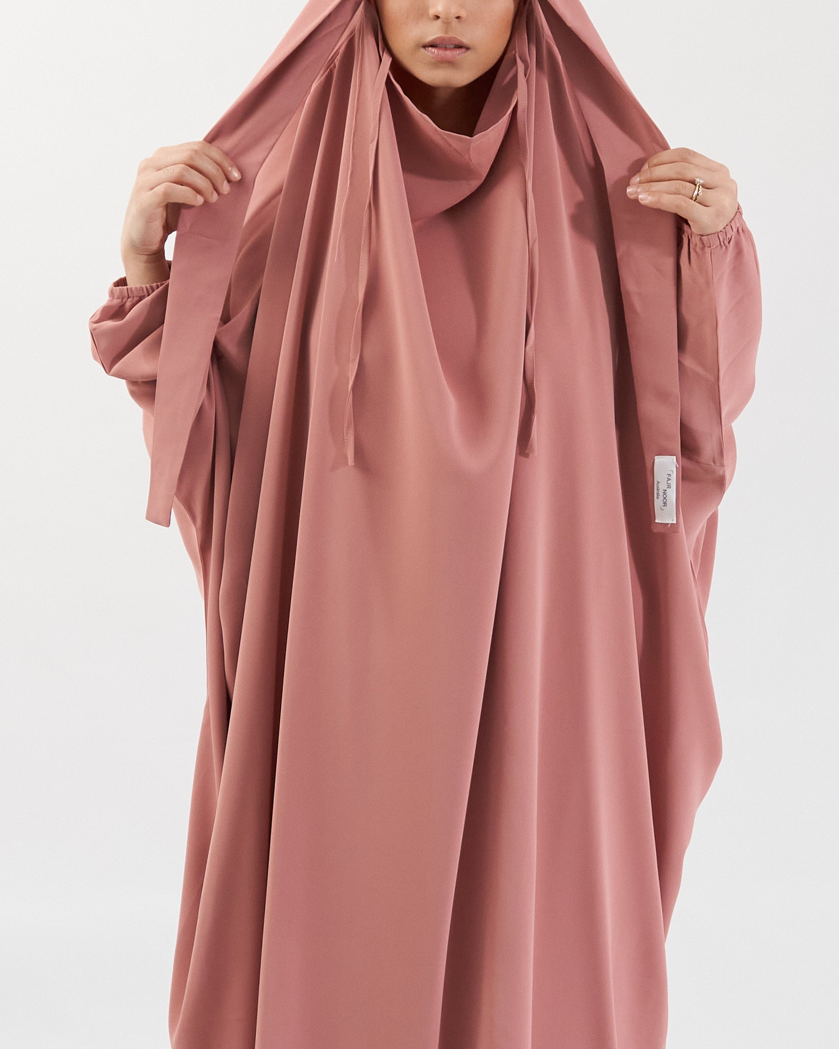 Full Length Prayer Jilbab - Pink Jilbab Fajr Noor 