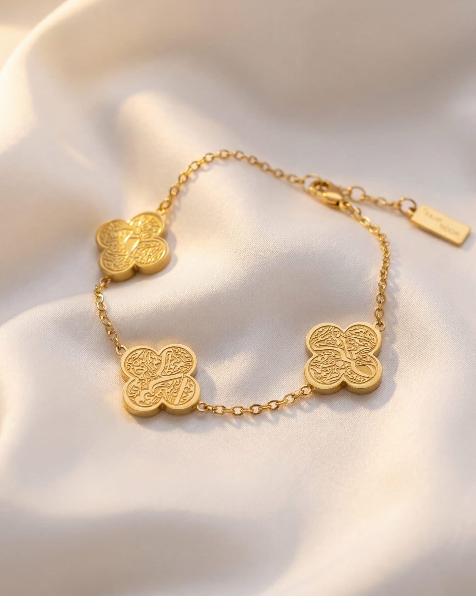 Sabr, Shukr, Tawakkul Clover Bracelet