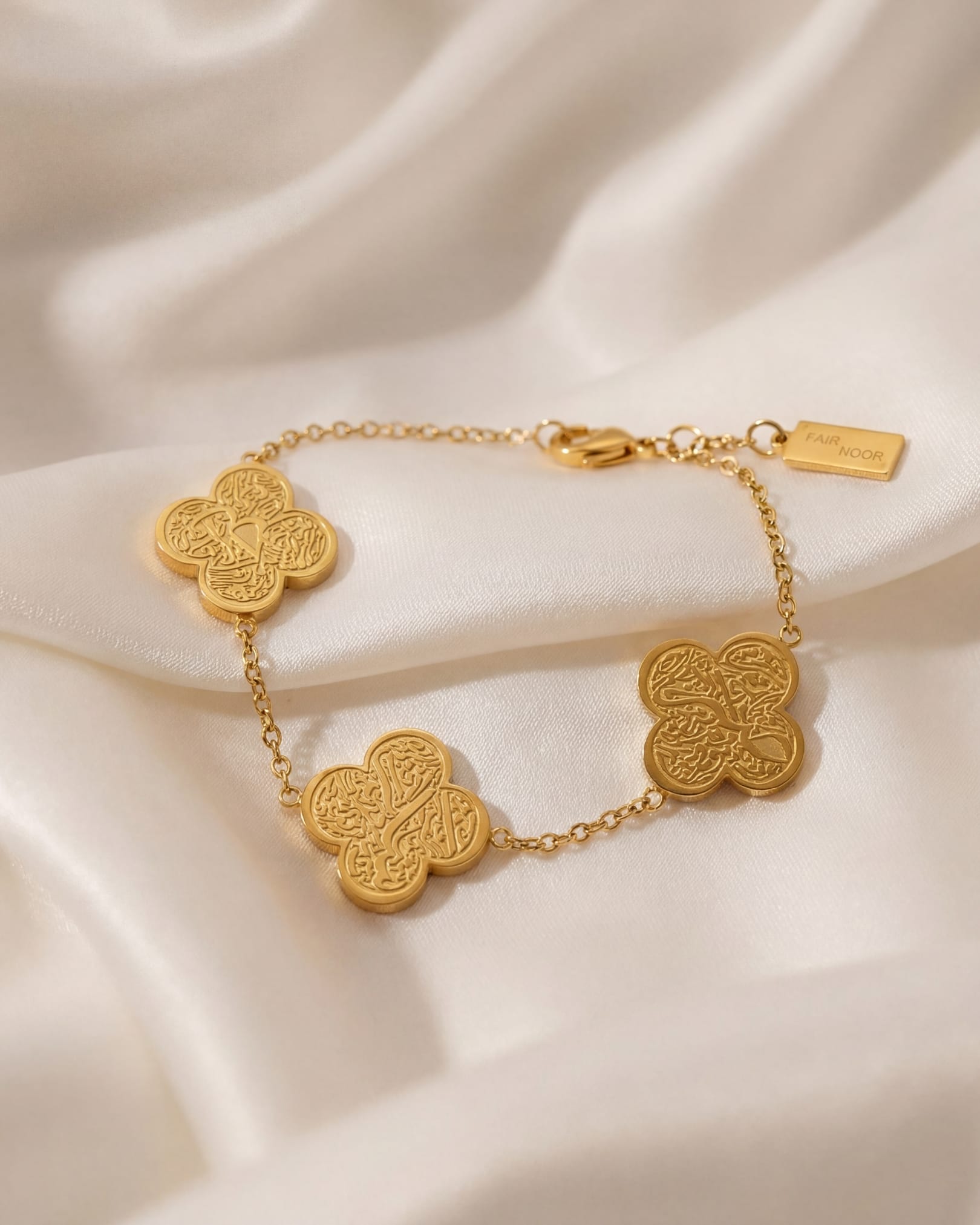Sabr, Shukr, Tawakkul Clover Bracelet