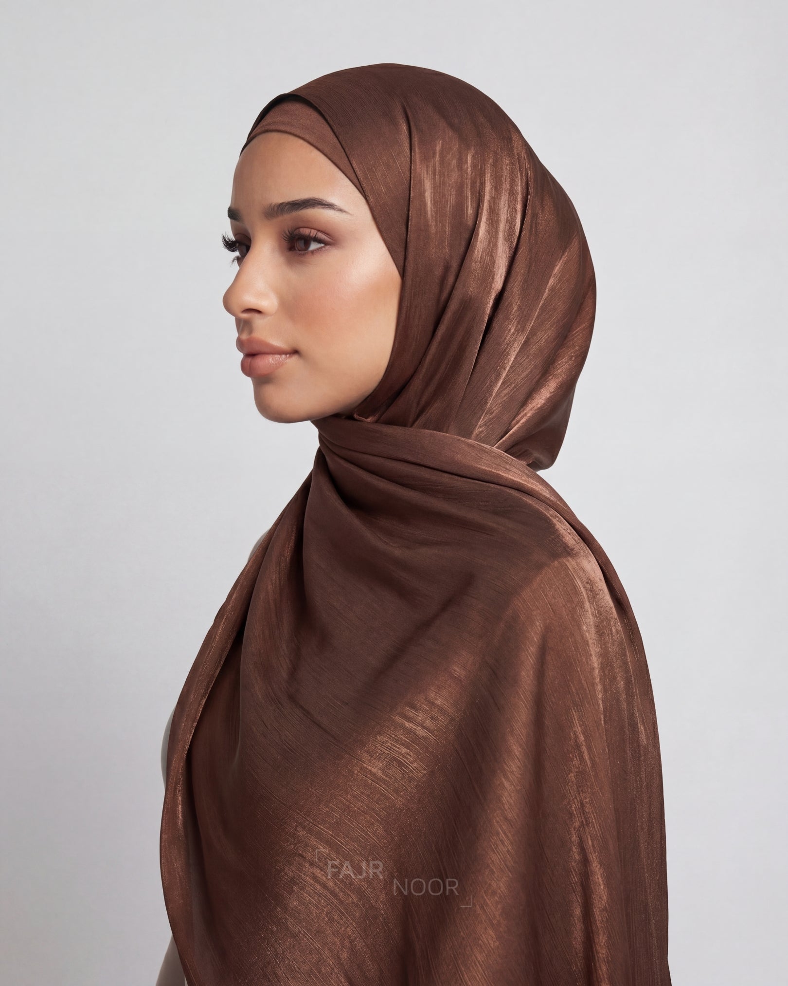 Premium Satin Silk Hijab - Coco