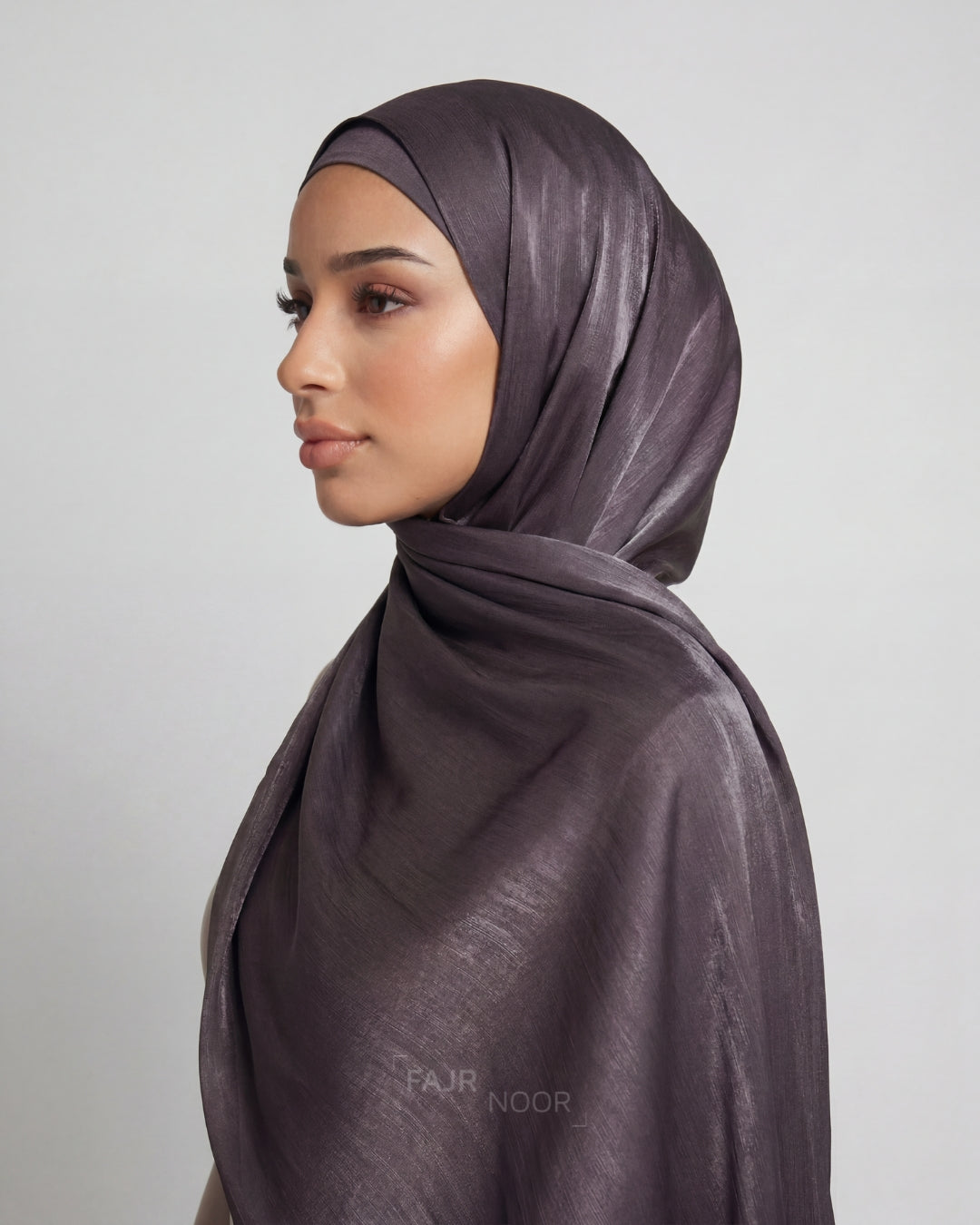 Premium Satin Silk Hijab - Lilac