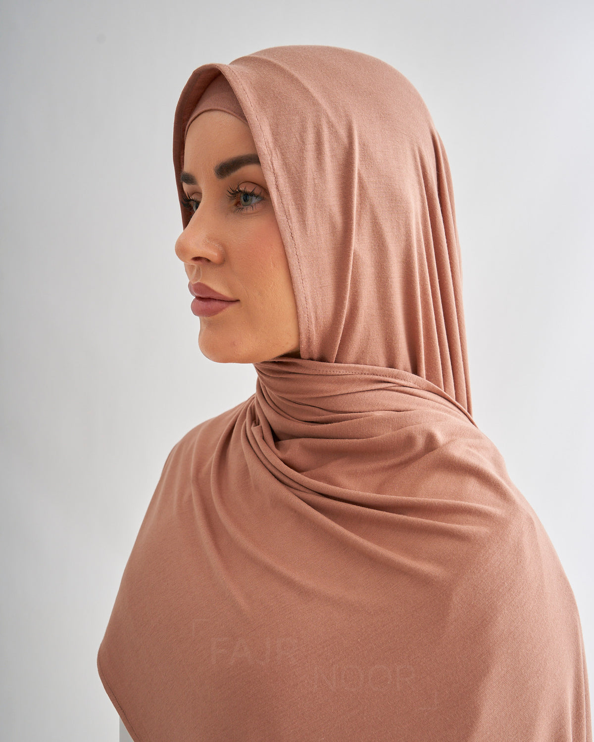 Premium Jersey Hijab - Taupe