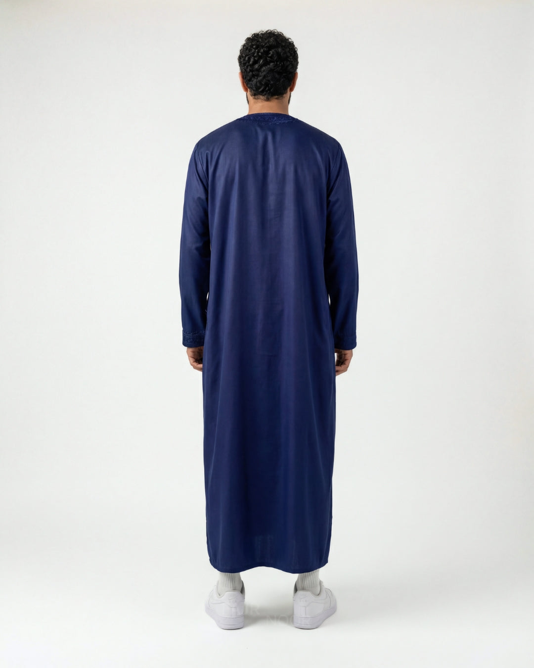 Premium Moroccan Thobe - Navy