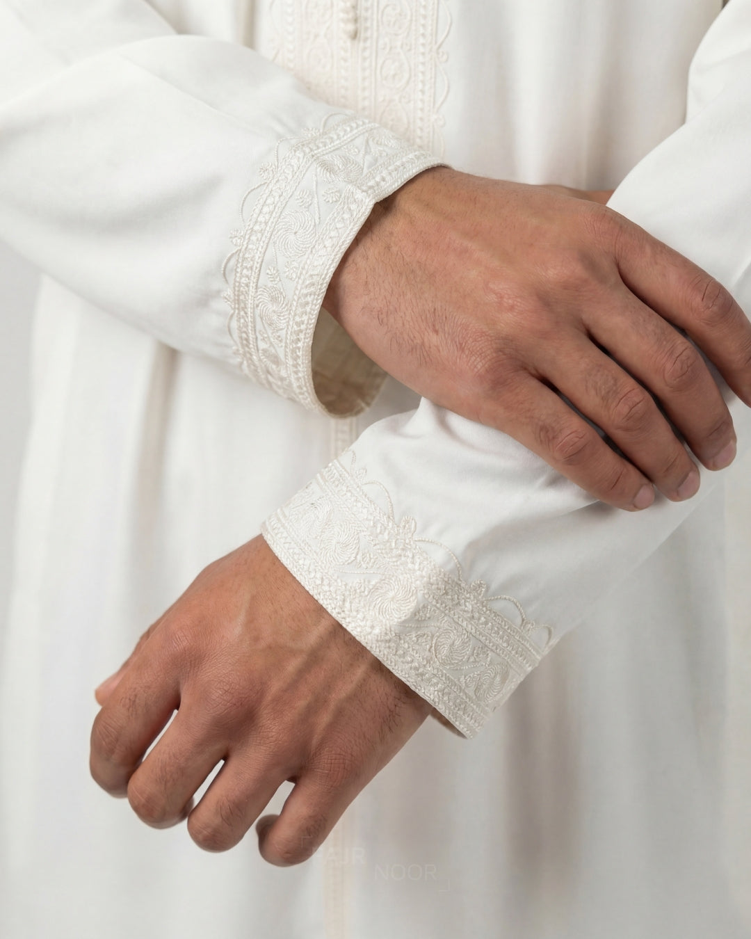 Premium Moroccan Thobe - White