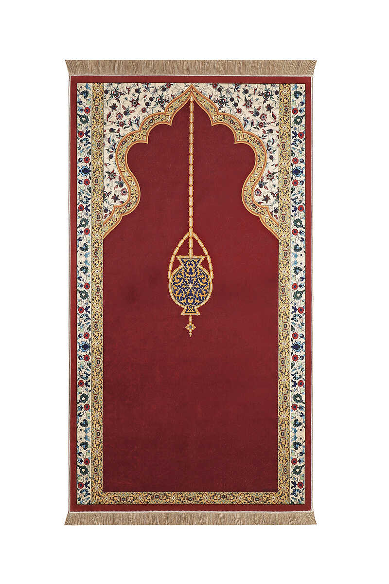 Luxury Prayer Mat - Ruby Red