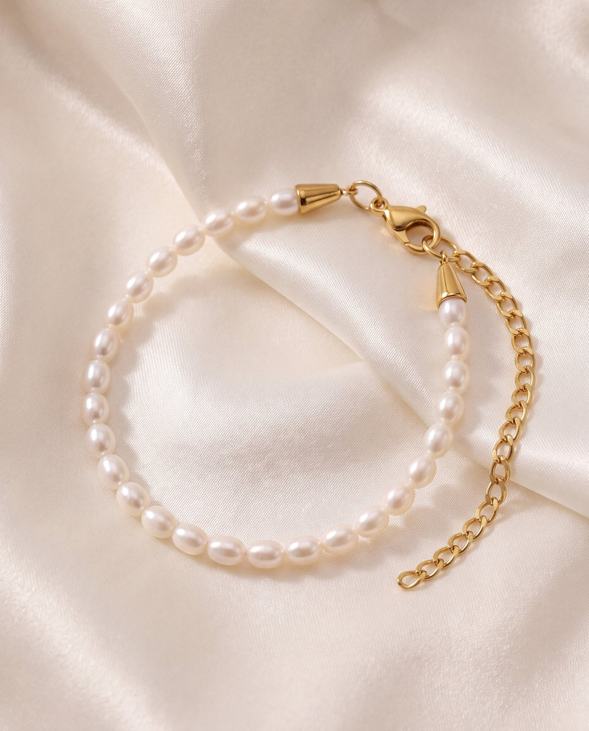 gold pearl tasbih bracelet