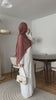 Aya Linen Abaya - White Organic Cotton Linen