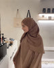 3PC Crinkle Coffee Abaya Video Fajr Noor