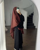 Khatijah Black Plain Abaya Modest Fashion Khimar Fajr Noor Australia