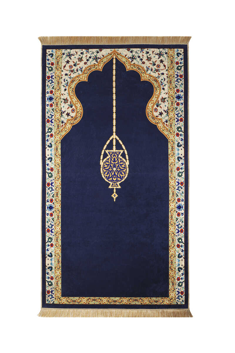 Luxury Prayer Mat - Navy