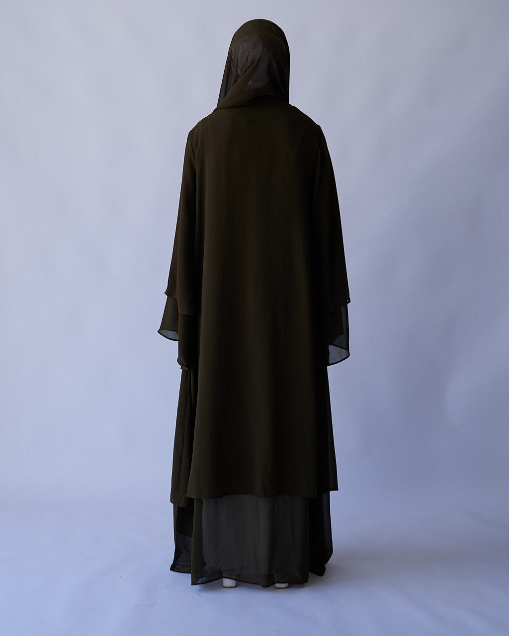 Aisha Abaya + Hijab – Khaki