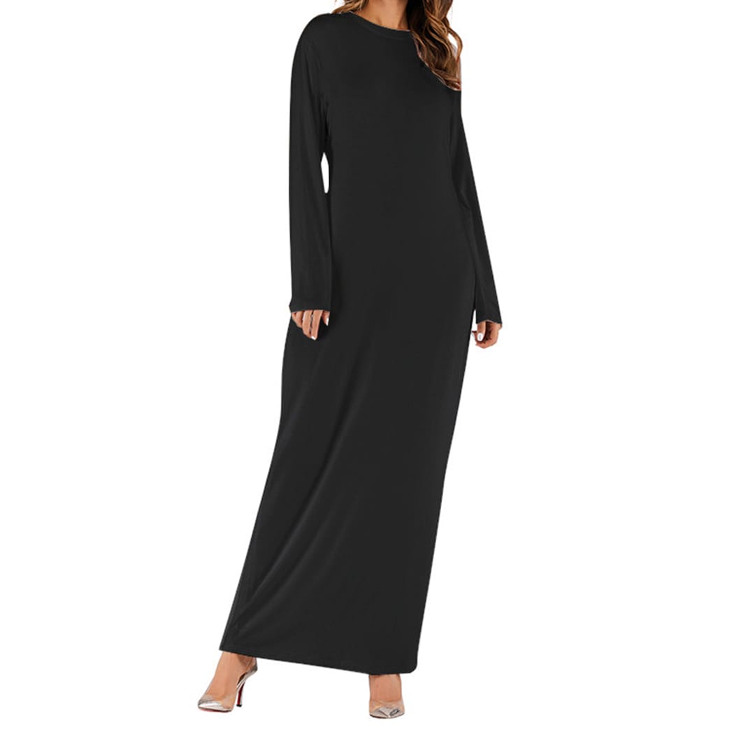 Black Inner Slip Dress Abaya Fajr Noor Australia