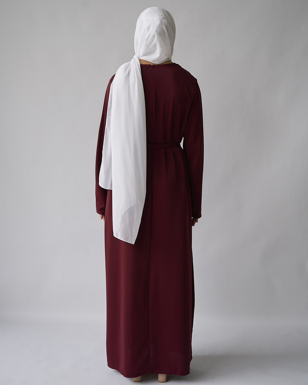 Essential Abaya - Maroon